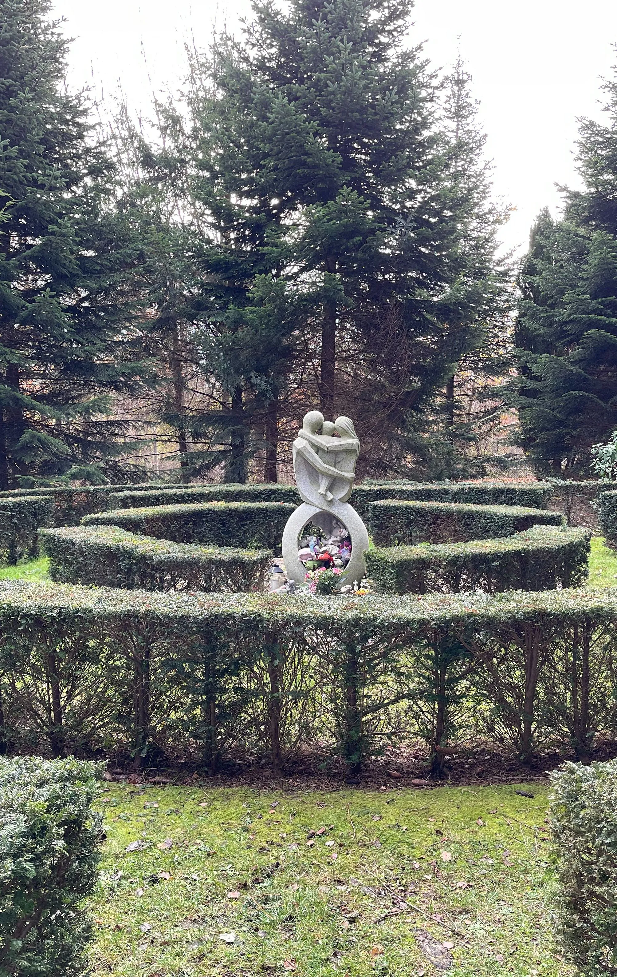 Motiv fra kirkegården